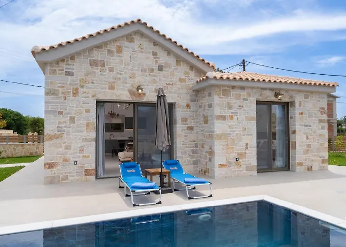 Blue Private Stone Skala Villa *